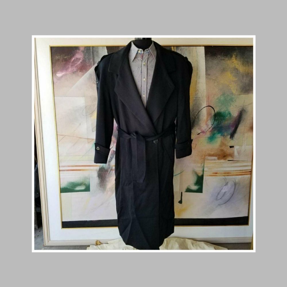 Bachrach double breast Top Coat, 51 inches long  Size 36